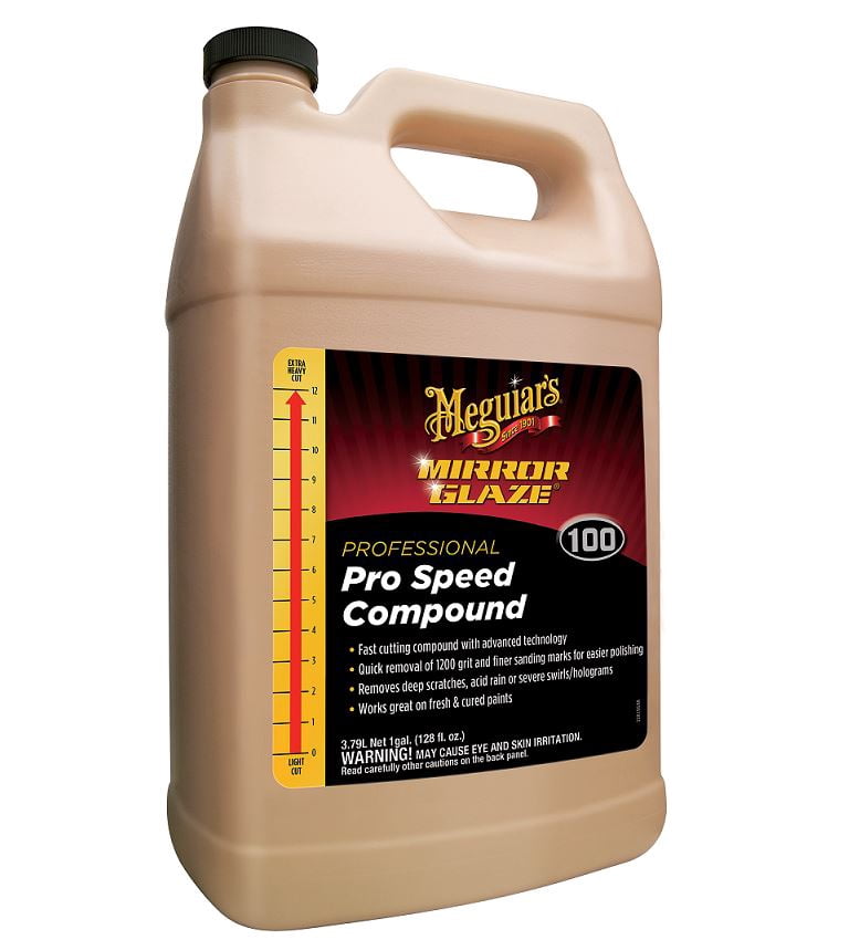 Meguiars M10001 Polishing Compound Mirror Glaze Removes Deep Scratches 