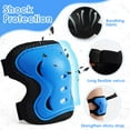 thumbnail image 4 of BOSONER Kids/Youth Knee Pad Elbow Pads Guards Protective Gear Set for Roller Skates Cycling BMX Bike Skateboard Inline Skatings Scooter Riding Sports, 4 of 8