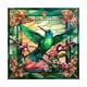 thumbnail image 3 of Colibrí ventana se aferra vidrio se aferra anticolisión extraíble, colorido ventana pegatina ventana calcomanía para oficina, tienda, cafetería, 3 of 8