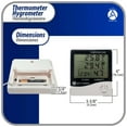 thumbnail image 3 of Appli Parts APTT-DWDH Indoor Temperature and Humidity Monitor with Hygrometer for Accurate Temp and Humidity Monitoring for Precise Indoor Climate Control with cable sensor for outside temperature, 3 of 7