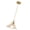 transparent-Small, variant on Modern Flower Glass Pendant Lamp Energy Efficient for Kitchen Lighting Fixture