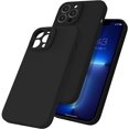 thumbnail image 1 of IBAOLEA Compatible with iPhone 13 Pro case, Silicone Durable Liquid Gel Rubber Cases, Integrated Camera Lens Protector Cover, Slim Thin Phone Cover for iPhone 13 Pro 6.1" 2021(Black), 1 of 6