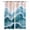 Turquoise, variant on Navy Blue Waves Coastal Blackout Curtains for Bedroom, Teal Ombre Summer Beach Oceans Room Darkening Window Drapes for Living Room, Thermal Insulated Grommet Curtains, 42x54 inch, 2 Panels