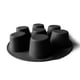thumbnail image 3 of Molde De Torta Freidora de aire de 7 agujeros Molde redondo de silicona para pasteles Utensilios para hornear de cocina (Negro), 3 of 8