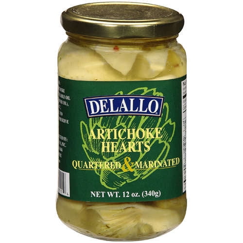 Delallo: Quartered & Marinated Artichoke Hearts, 12 Oz by Generic