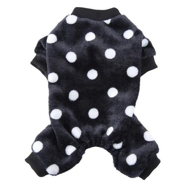 Pijamas de invierno para perro, ropa cálida con estampado, abrigo para perros pequeños, cachorro, gato, Chihuahua, Pomerania