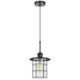 thumbnail image 3 of 60W Silverton Metal Glass Pendant Fixture (Edison Bulbs Not Included), Dark Bronze, 3 of 3