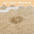 thumbnail image 2 of Findosom 4-Piece Bathroom Rugs Set,Non Slip Absorbent Bath Mat,Machine Washable Microfiber Quick Dry Bath Rug for Bathroom Bedroom Kitchen Shower Tub,Beige, 2 of 7