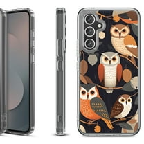 Shockproof Protective Phone Case Cover for Samsung Galaxy S25 FE, by OneToughShield - Owl Mix