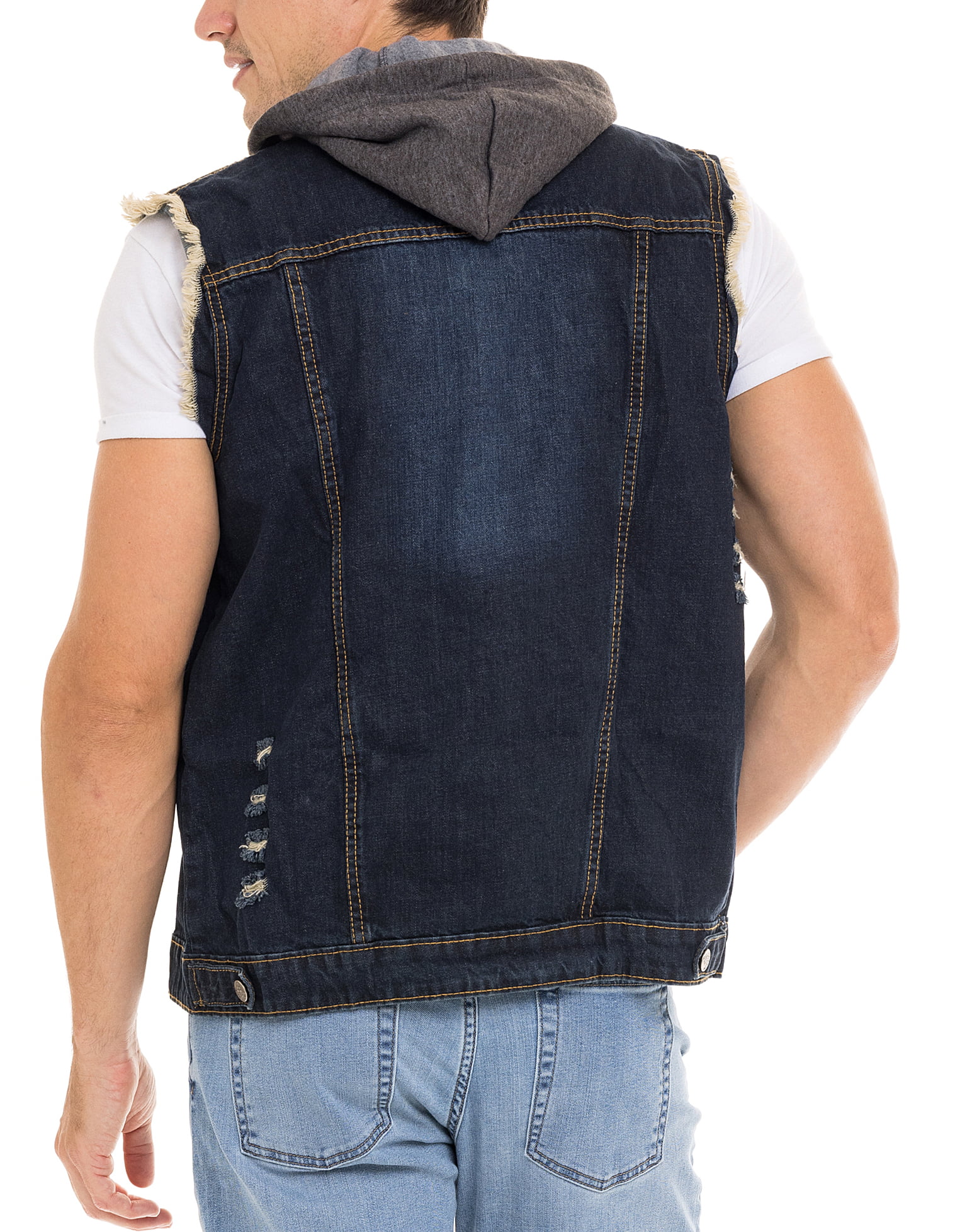 Armonda Button Up Sleeveless Denim Jacket with Pockets - TRENDING! – True  Betty Boutique