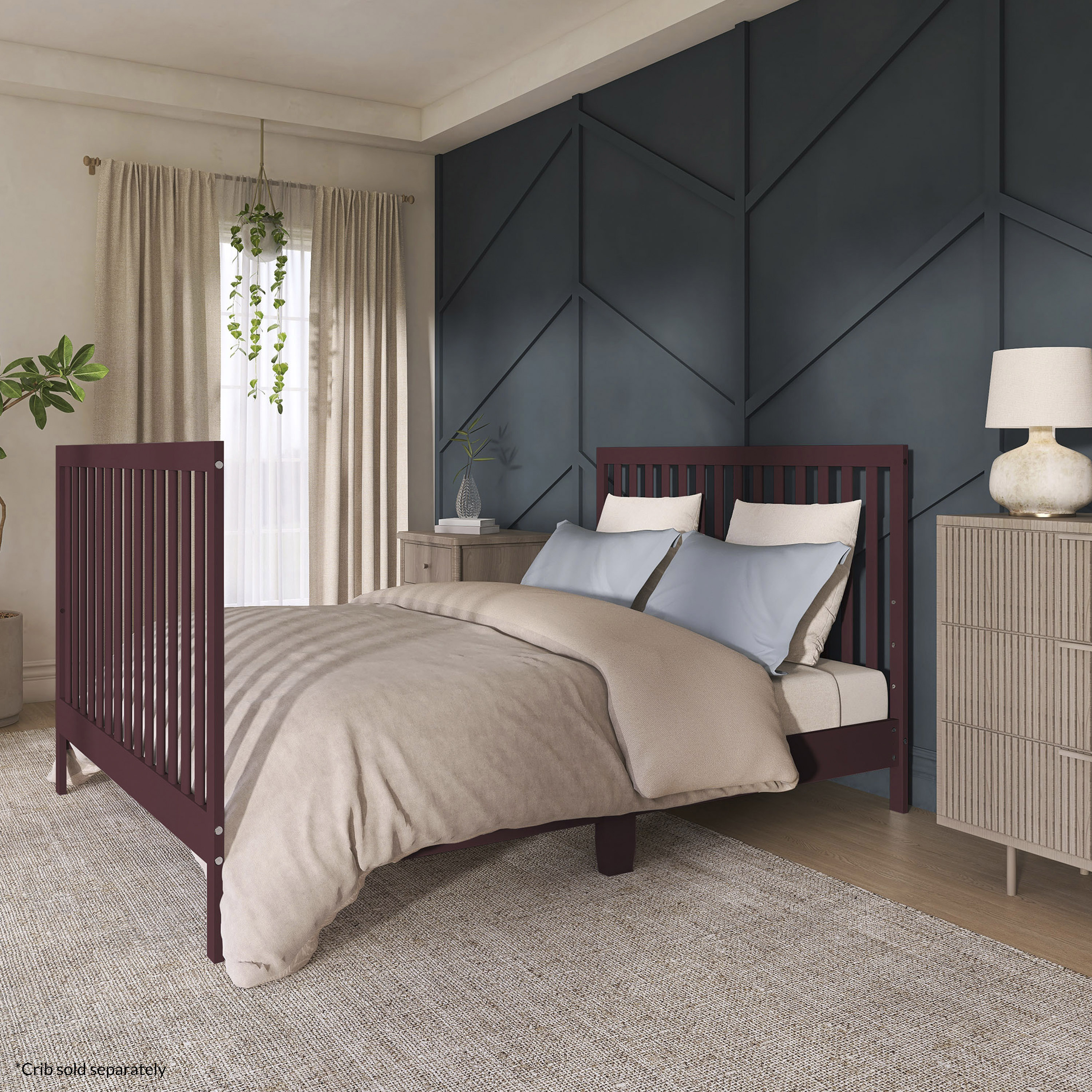 Dream on Me Universal Bed Rail, Cherry