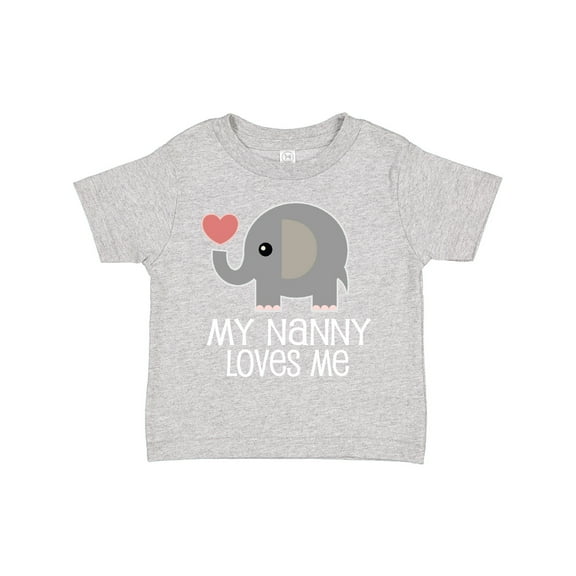 Inktastic My Nanny Loves Me Grandchild Boys or Girls Toddler T-Shirt