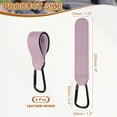 thumbnail image 2 of REGALWOVEN 4 Pack Shopping Cart Hooks, Leather Adjustable Shopping Cart Hooks Multi-Function Hooks for Trolleys Backpacks Wheelchairs Shopping Carts, Dark Pink, 2 of 6