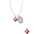 thumbnail image 2 of Delight Jewelry Silvertone Small 3-D Red Present Box with Bow Best Mom Ever Charm Necklace, 2 of 4