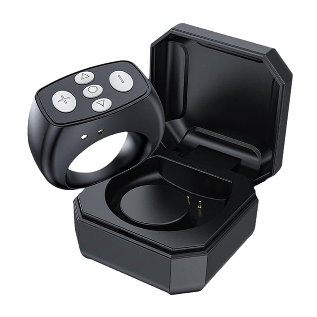 Controlador de anillo de control remoto manos libres Baoblaze Negro