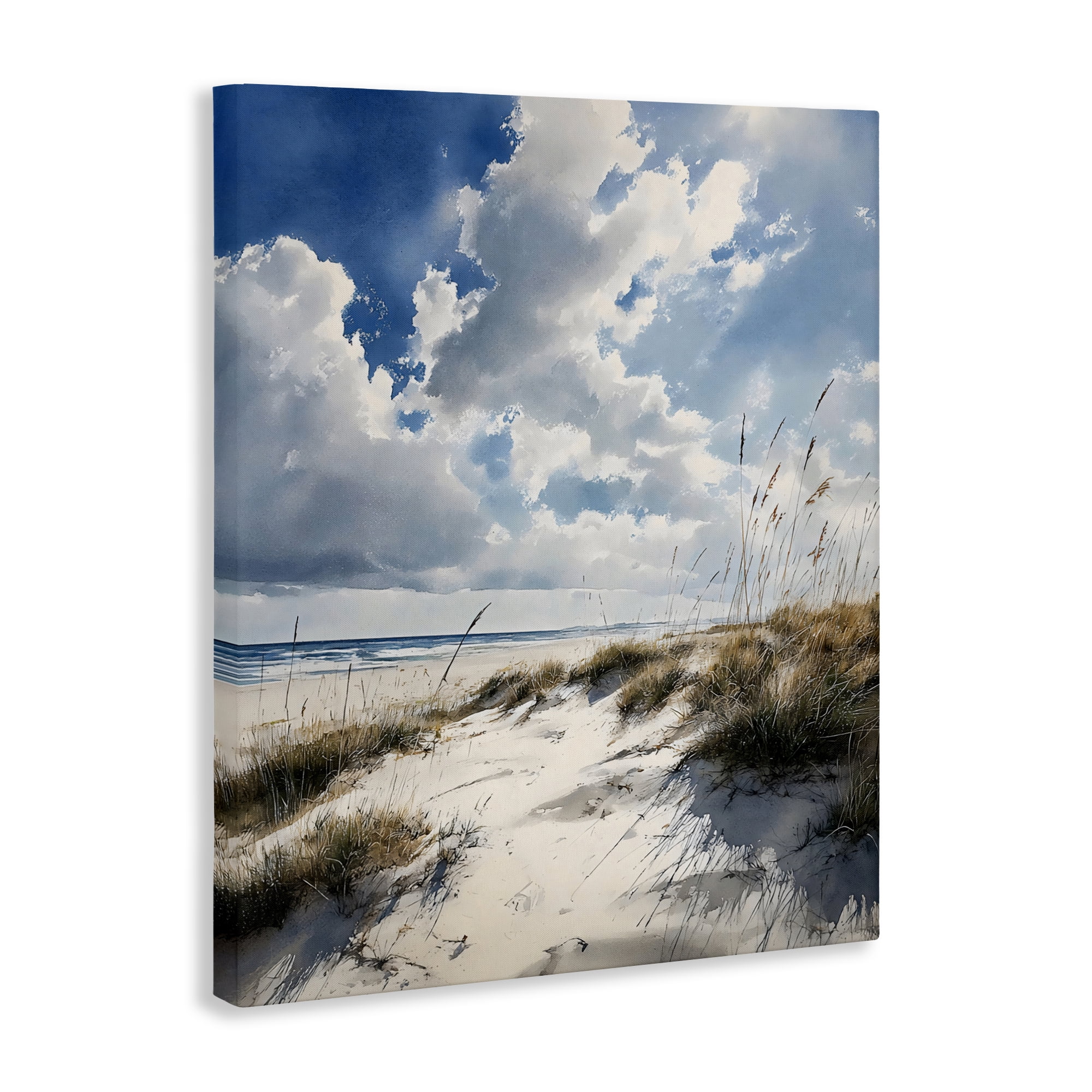 Stupell Industries Midday Sunny Beach Dunes Canvas Wall Art, design by Franklyn Gregory