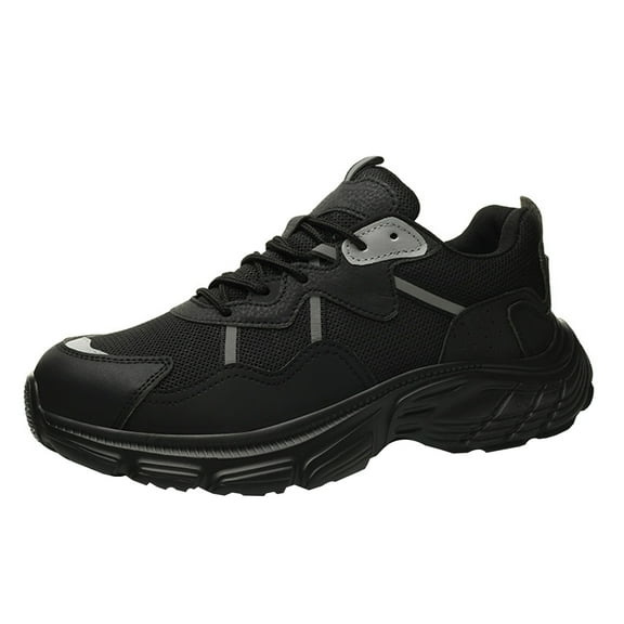 Safety Shoes Mens Womens Steel Toe Cap Work Shoes Lightweight Breathable Safety Trainer Non-Slip Work Trainers 6.5-10