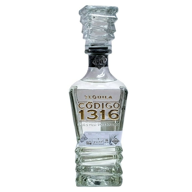 Tequila Código 1316 Añejo Cristalino Master Premium 750 ml