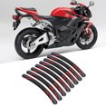 thumbnail image 4 of Autocollants de Jante de Roue, Autocollant de Jante de Bord Imperméable Style de Course Époxy 8PCS Remplacement pour Kawasaki pour Type de Décoration 1, Type 2, Type 3, Type 4, Type 5, Type 6, 4 of 8