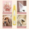 thumbnail image 4 of VBXOAE USB Rechargeable Waterproof Pet Hair Trimmer with LED Light Silent Low Vibration Shaver for Cats and Dogs with Rounded Safety Heads and USB Charging Cable, 4 of 6