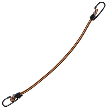 Ventura 50cm (19.75") Black Bungee Cord With Coated Hooks – Elastic Strap For Cargo & Bike Racks