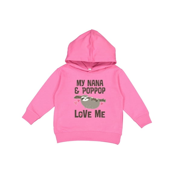 Inktastic Nana and Poppop Love Me Toddler Hoodie