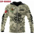 thumbnail image 4 of Personalized Name Army Camo flag Mexican Mexico Unisex 3D All Over Printed Sportwear Hoodie, T Shirt, Zip Up Hoodie, Sweatshirt For Men Women Adult Full Size S-5XL (HD13) (S), 4 of 7