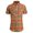 Orange, variant on Men's Button Down Plaid Short Sleeve Work Casual Western Shirt,Western Shirts for Men with Two Pockets