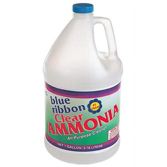 Blue Ribbon 10206 Clear Ammonia, Gallon - Quantity 6