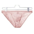 thumbnail image 4 of toraway Men Solid Color Breathable Low Waist Knitted Mesh Briefs XL, 4 of 4
