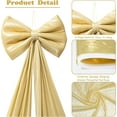 thumbnail image 3 of Christmas Tree Topper Bow，67x16 Inch Velvet Extra Large Room Decor Ribbon Bow for Wedding Engagement Birthday Party，Giant Xmas Bow Decorations for Home Wreath Door Wall(Gold), 3 of 14