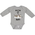 thumbnail image 3 of Inktastic Pittie Life is Ruff Spotted Pit Bull Boys or Girls Long Sleeve Baby Bodysuit, 3 of 5