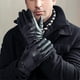 thumbnail image 5 of Guantes de cuero cálidos de invierno LJCZKA para hombre (negros), 5 of 7