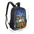 thumbnail image 2 of Goosebumps Backpack School Bag Multipurpose Daypack Bookbag Satchel Oxford Cloth Adjustable Rucksack, 2 of 6