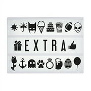 My Cinema Lightbox Extra Letters and Symbols (Original/Vintage/Marquee/A4 Light Box), 140 Pieces