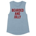 thumbnail image 1 of Bearded and Jolly Women's Muscle Tank X-Small Stonewash Denim, 1 of 5
