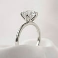 thumbnail image 3 of solitaire jewels 2.5CT Tulip Basket Round Moissanite Solitaire Engagement Ring For Women, 18K White Gold, 3 of 6