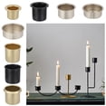 thumbnail image 3 of DIY Home Decoration Valentine's Day Ornament Candle Craft Tapered Wax Making Candle Cups Metal 12X11X0.5MM TYPE1, 3 of 8