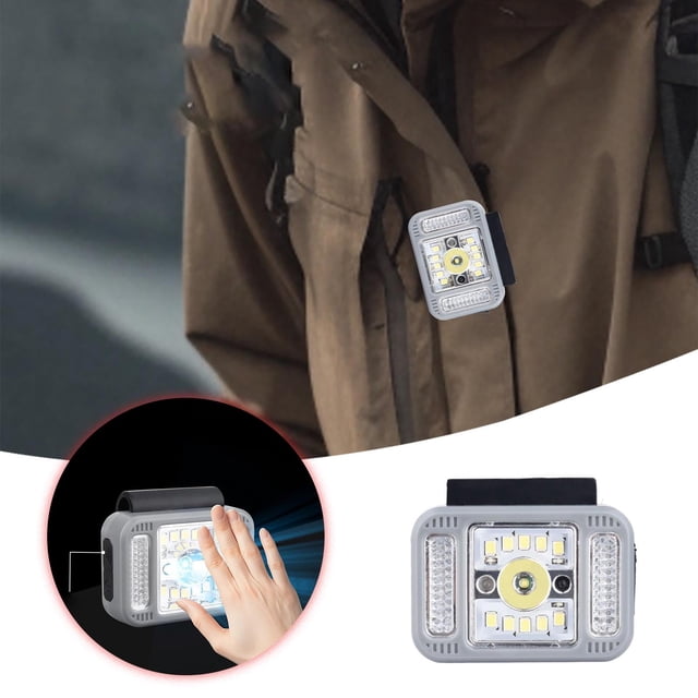 1PC Motion Sensor Light Outdoor Running Light With Hand Gesture Running Lights For Runners With 6 Lighting Modes USB C Rechargeable On Light LED Walking