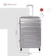 thumbnail image 2 of Maleta grande Travel Elite 28 Pulgadas con Candado Gris Unitalla 76 cm x 51 cm x 31 cm Soporta 25 kg, 2 of 9