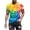 15Multicolor, variant on Summer Mens Tee Shirts Beach Shirts Tie Dye Vacation Shirts Men Casual Round Neck Printing Pullover Fitness Sports Shorts Sleeves T Shirt Blouse Army Green 5X