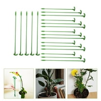 20 Pcs Plant Support Pole Supports for Outdoor Plants Green