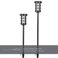 thumbnail image 3 of Grand Patio Heavy Duty Solar Torch LED Lights 4-Pack, Auto on/off, Waterproof, Pathway Decoration Lighting for Patio Garden Yard, Antique Bronze, 3 of 9