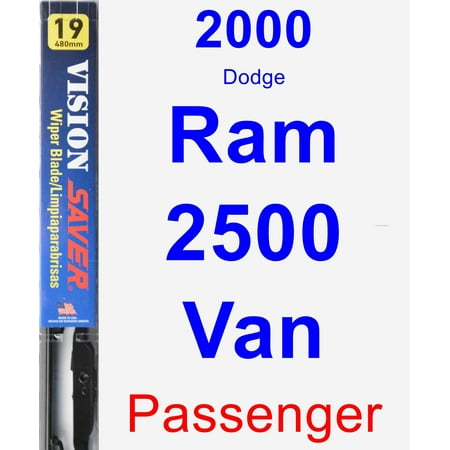 2000 Dodge Ram 2500 Van Passenger Wiper Blade - Vision