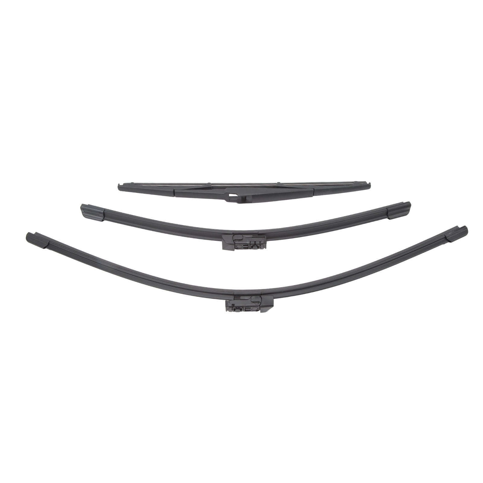 Windshield Wipers, Noise Reduction Sturdy 3Pcs Anti Crack Durable Windshield Wiper Blades  for Car