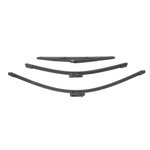 Windshield Wipers, Noise Reduction Sturdy 3Pcs Anti Crack Durable Windshield Wiper Blades  for Car