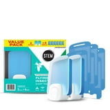 STEM Light Trap, Attracts and Traps Flying Insects, Emits Soft Blue Light Includes Starter Kit with 2 Light Traps and 6 Refills