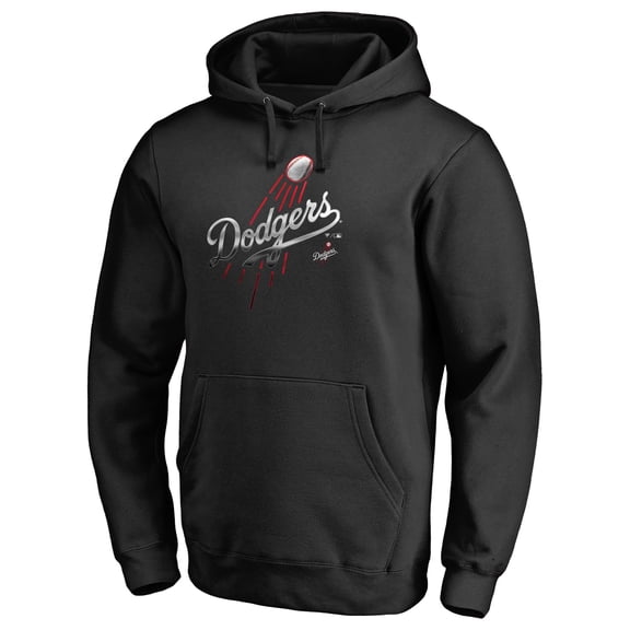 Men's Black Los Angeles Dodgers Midnight Mascot Pullover Hoodie