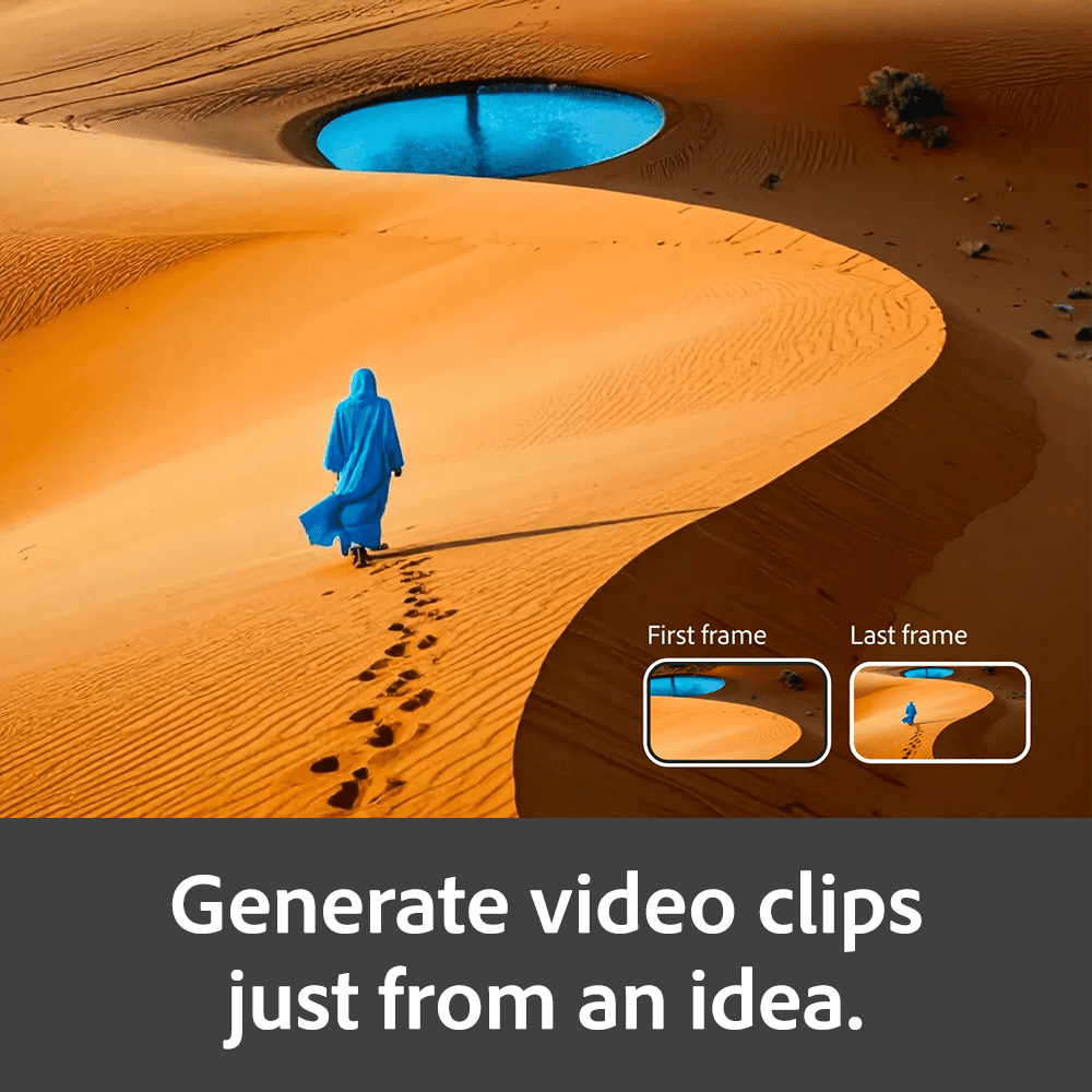 Adobe Firefly Standard, 2,000 Monthly Generative Credit, 12-Month Subscription for PC/Mac (Digital Download)