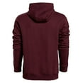 thumbnail image 4 of VORTEX Adult Male Core Logo Comfort Hoodie, Color: Burgundy Heather, Size: XL, 4 of 4